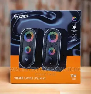 Stereo Gaming Speakers With Lighting Touch Sensor