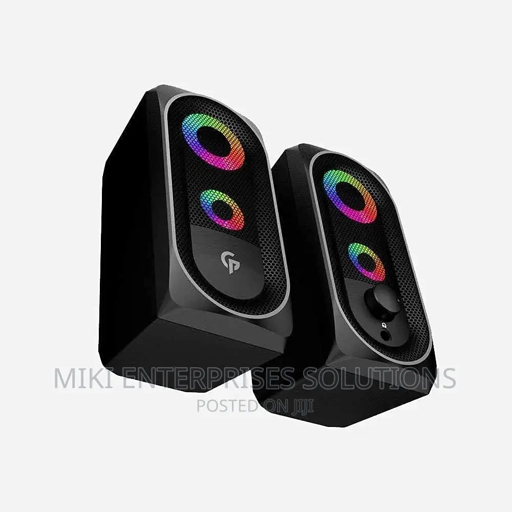 Stereo Gaming Speakers With Lighting Touch Sensor