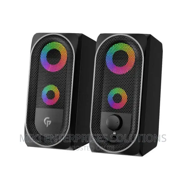 Stereo Gaming Speakers With Lighting Touch Sensor