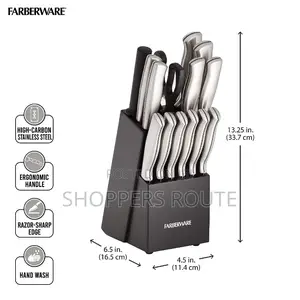 Farberware 15-Pc. Stainless Steel Cutlery Set