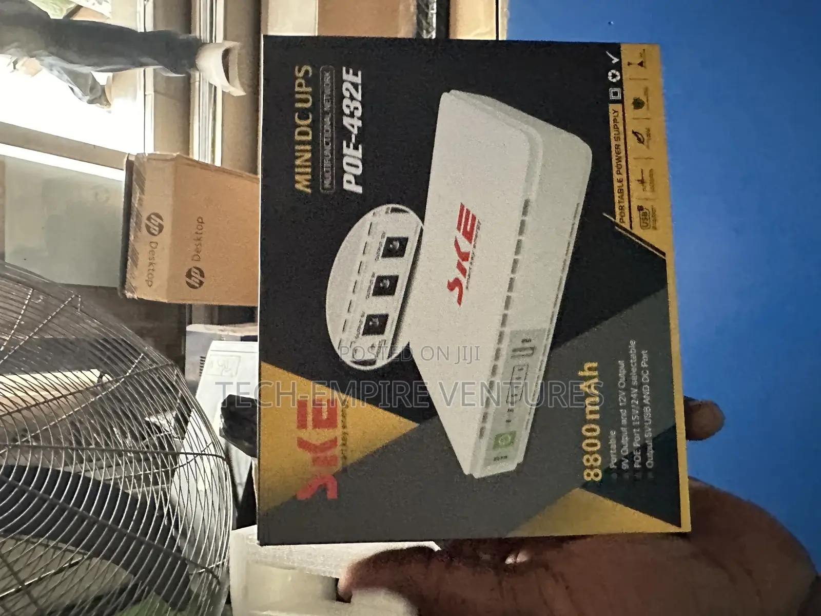 Ske Poe-432e Mini DC UPS - 17W Multi-Voltage Outpu