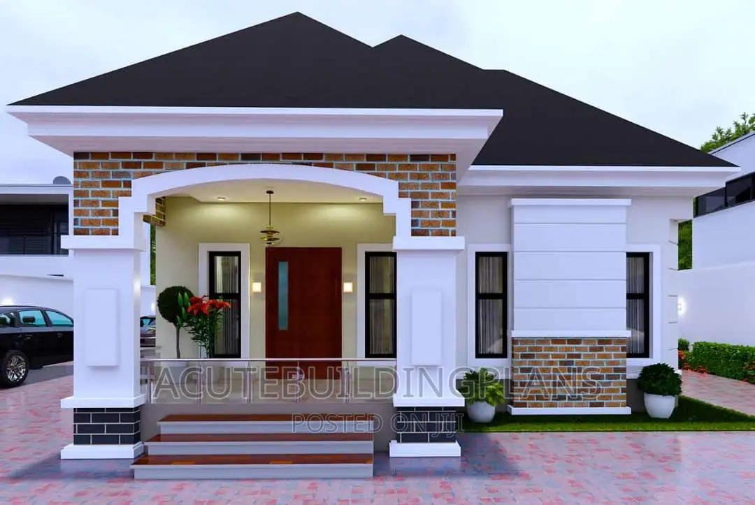 5 Bedrooms Bungalow Architectural Design.