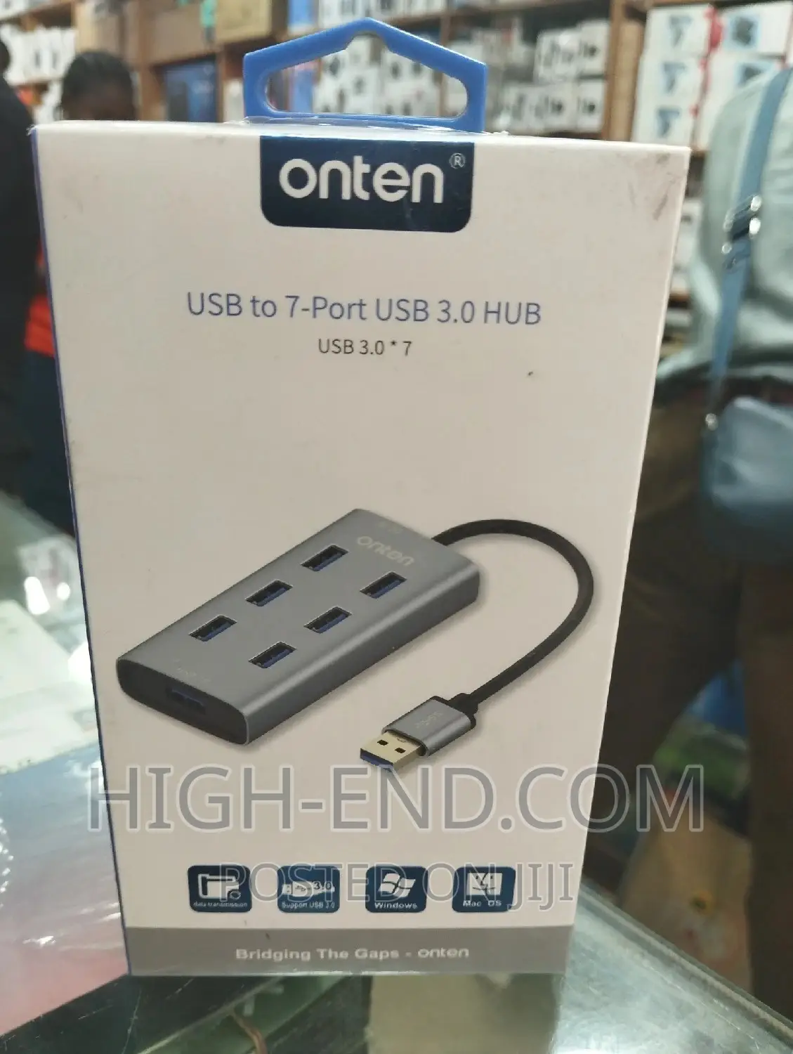 Onten USB to 7 Port USB 3.0 Hub