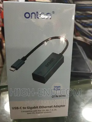 Onten 9598 Usb C to Gigabit Ethernet Adapter
