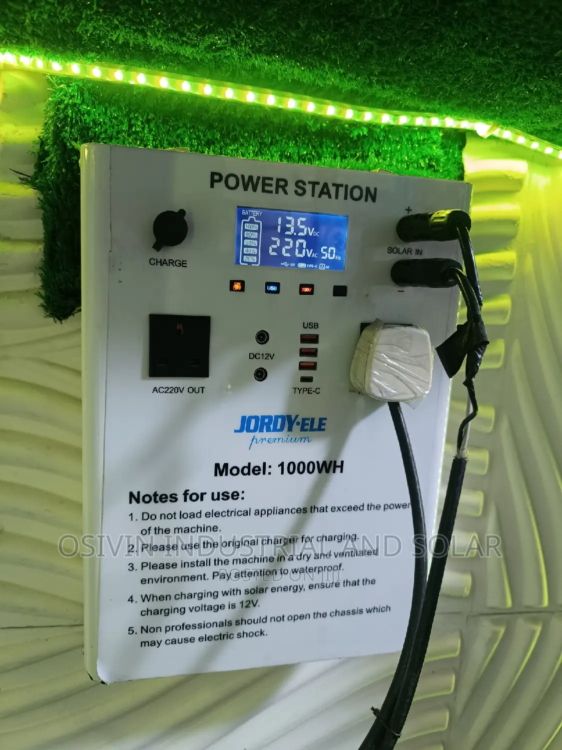 1000wat Power Station or Solar Generator