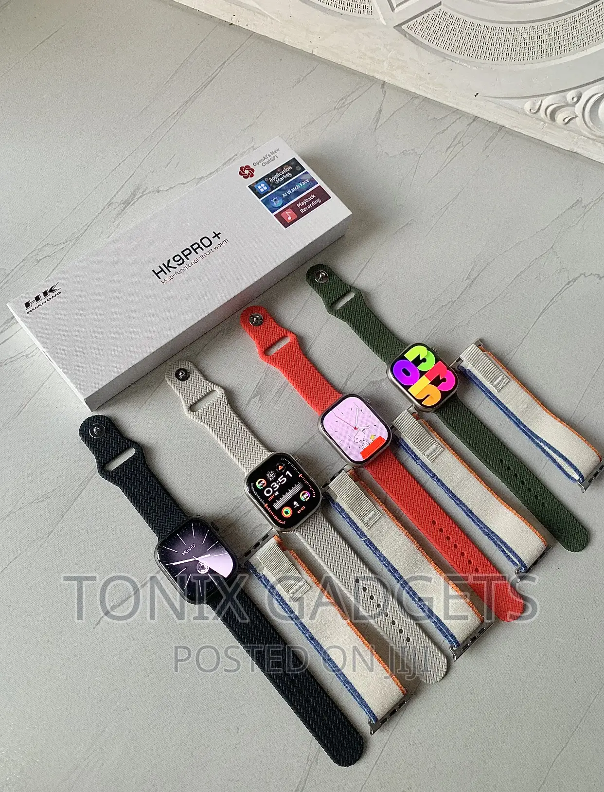 HK9 Pro+ Multifunctional Bluetooth Calling Smartwatch
