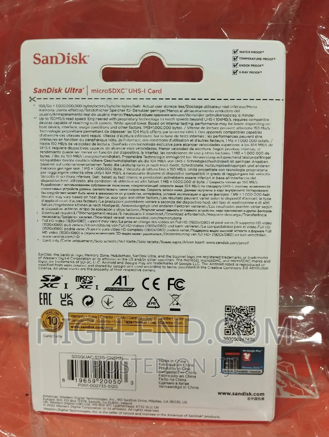 Sandisk Ultra 512gb Micro SDXC