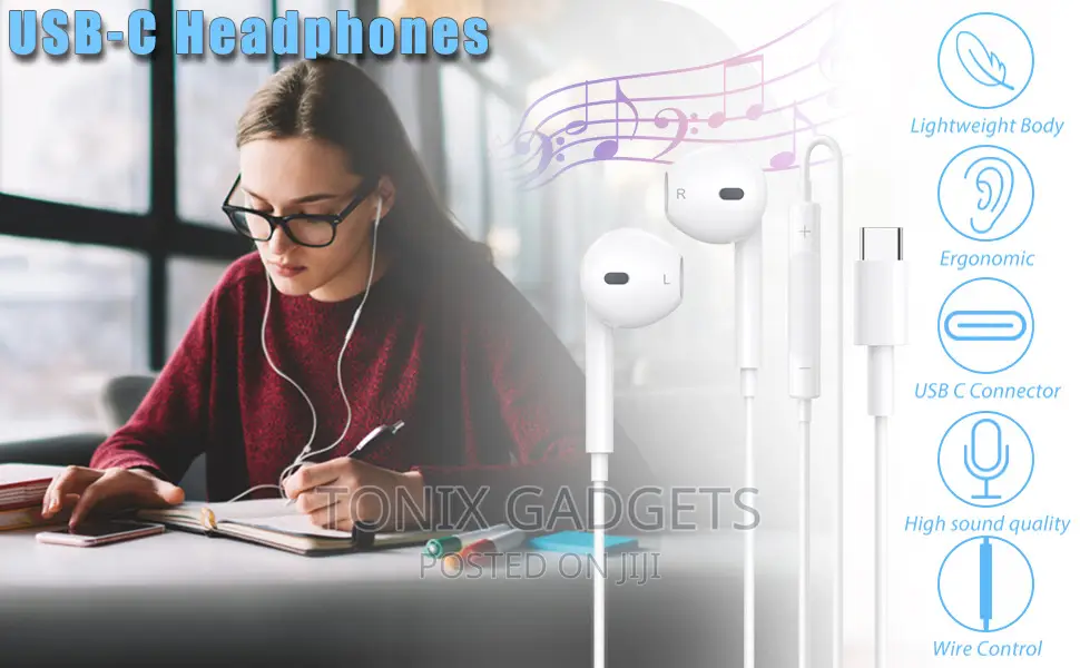 Apple Earpods USB-C Wired Earphone for iPhone 15 Series