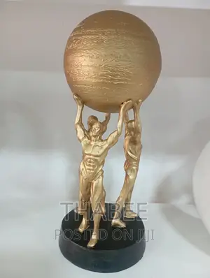 Success Ceramic Figurine Gold Decor