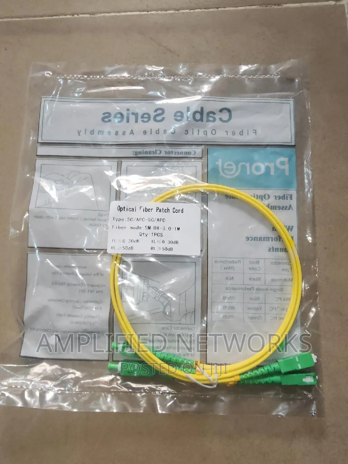 Singlemode Sc/Apc Sc/Apc 1m