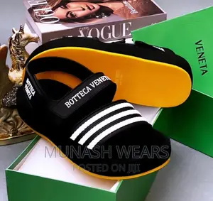 Bottega X Paul Smith Leather Sandal