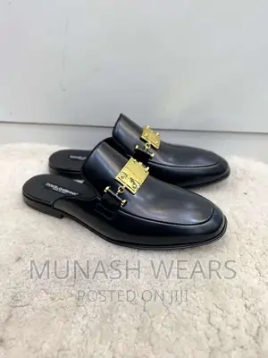 Italian Leather D G Half Shoe