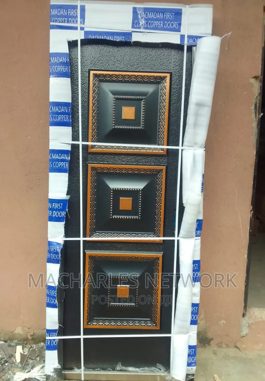 3ft by 8ft German Copper Cast Security Door CS34