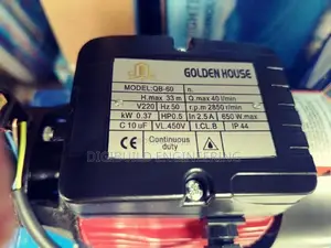 0.5hp Golden House Surface Water Pumping Machine