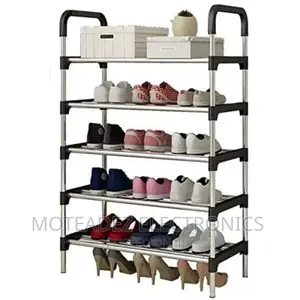 Adjustable 6 and 7 Layers High Quality Steel Pipe Shoe Rack Organiser