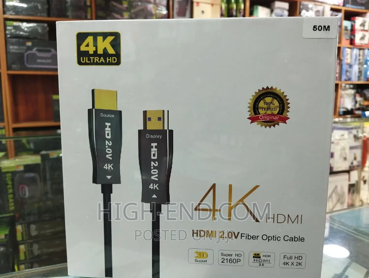 HDMI 50M Ultra HD Optical Fibre Cable in Ikeja - Accessories & Supplies ...
