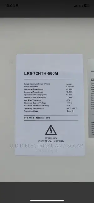 Solar Panel 560w Half Cut All Black Mono Crystal Line