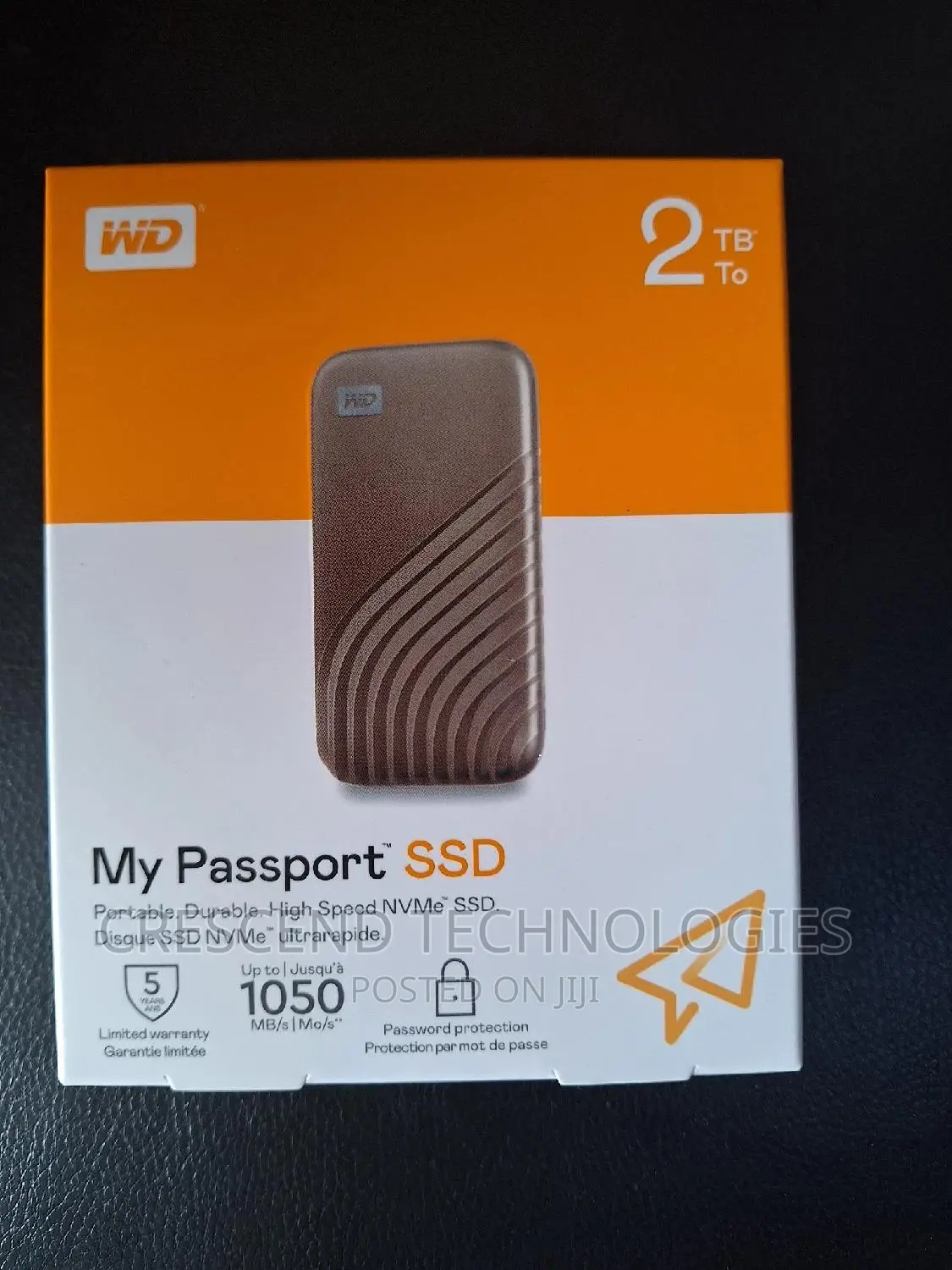 2tb Western Digital(Wd) My Passport External SSD