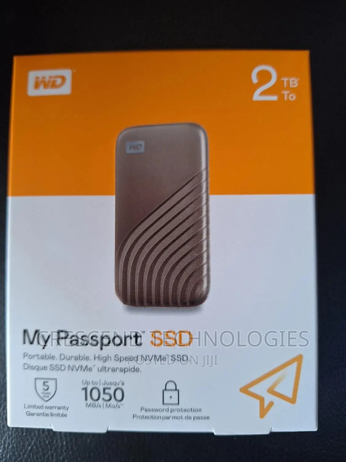 2tb Western Digital(Wd) My Passport External SSD