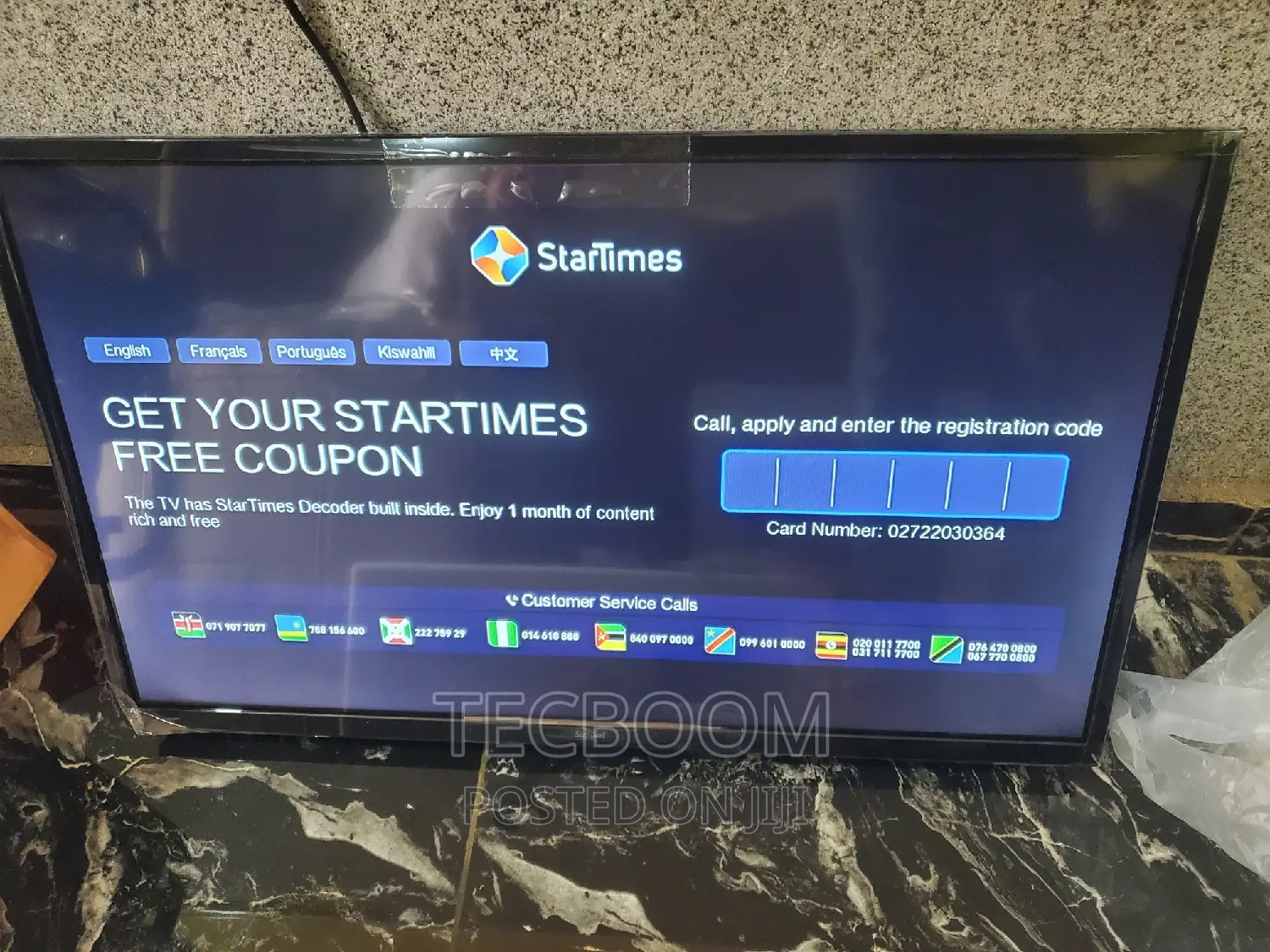 32 Inches Tv With Inbuilt Decoder + Free Subscriptions