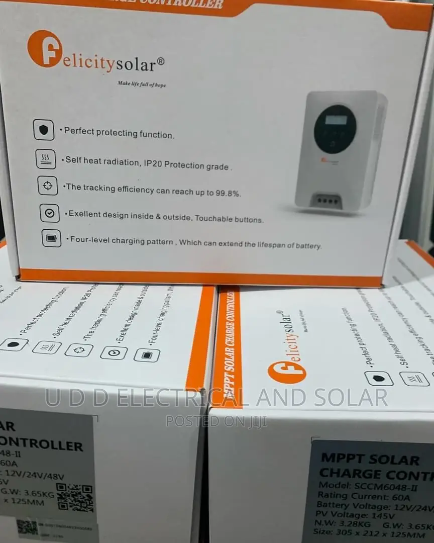 Felicity MPPT Charge Controller 60a 80a 100a 120a Available