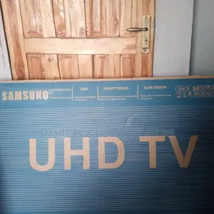 65inches Samsung With Building Showcasing Apps