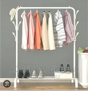 Photo - Heavy Duty Single Pole Cloth Hanger.