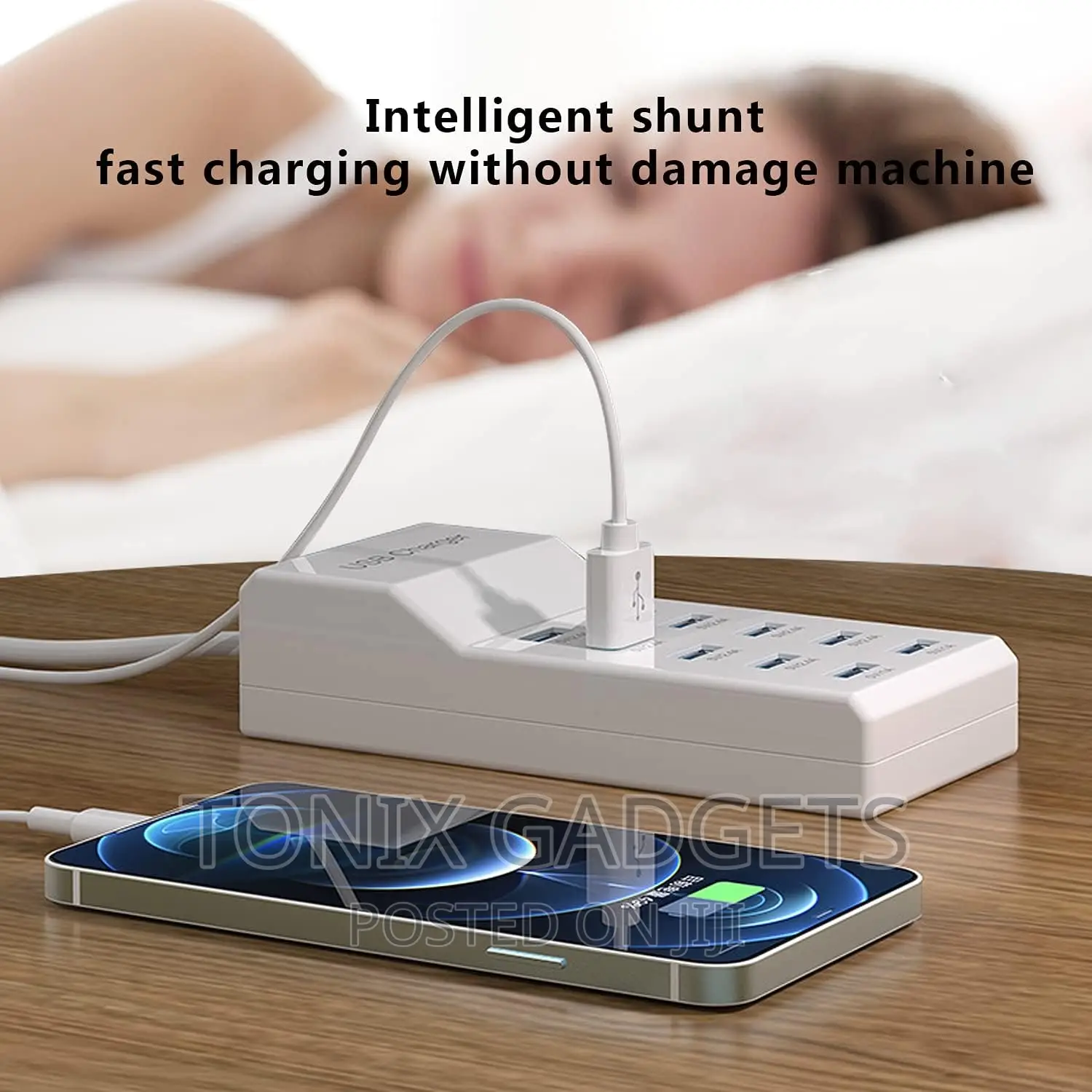 10 Ports USB 50W Intelligent Charger