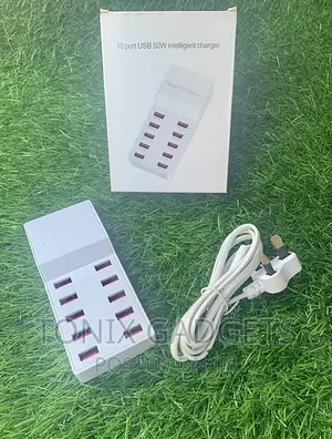 10 Ports USB 50W Intelligent Charger