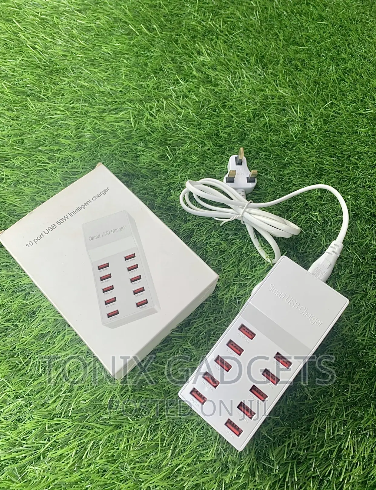 10 Ports USB 50W Intelligent Charger