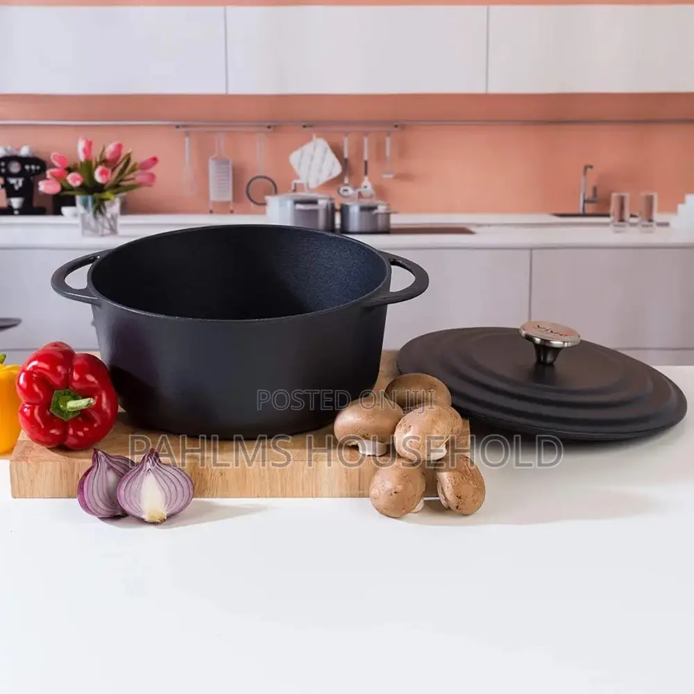 Vivo 4.2L Cast Iron Casserole Pot