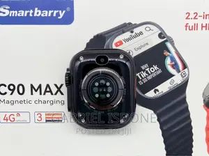 C90 Max Smart Watch 4G With Google Play Support Mobile SIM