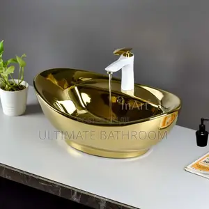 Gold Colour Counter Top Basin