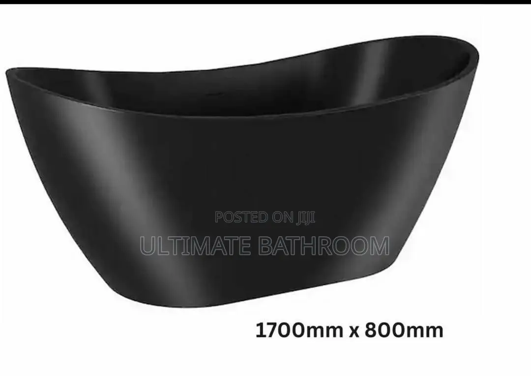 All Black Bathtub