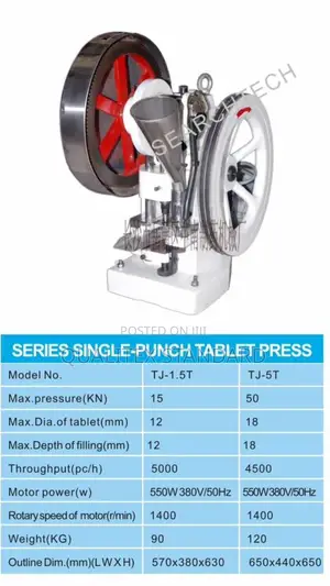 Series Single Punch Tablet Press