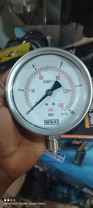 Pressure Gauge 0-10 Bars