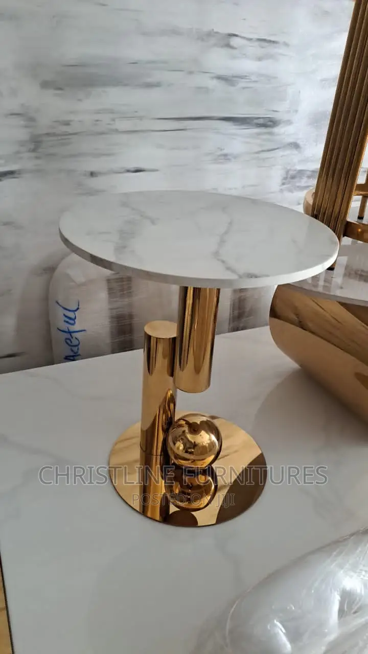 Quality Marble Top Side Stool
