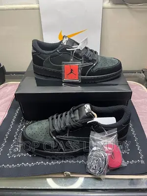 Origina Travis Scott Nike Air Jordan 1 Black Phantom Unisex