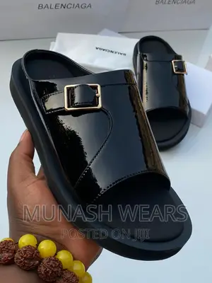 BALENCIAGA Leather Half Shoe