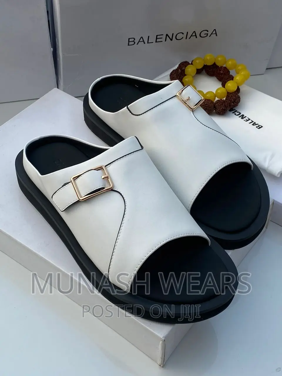 BALENCIAGA Leather Half Shoe