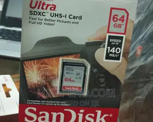 Sandisk Ultra SDXC Card 64gb 140mbps
