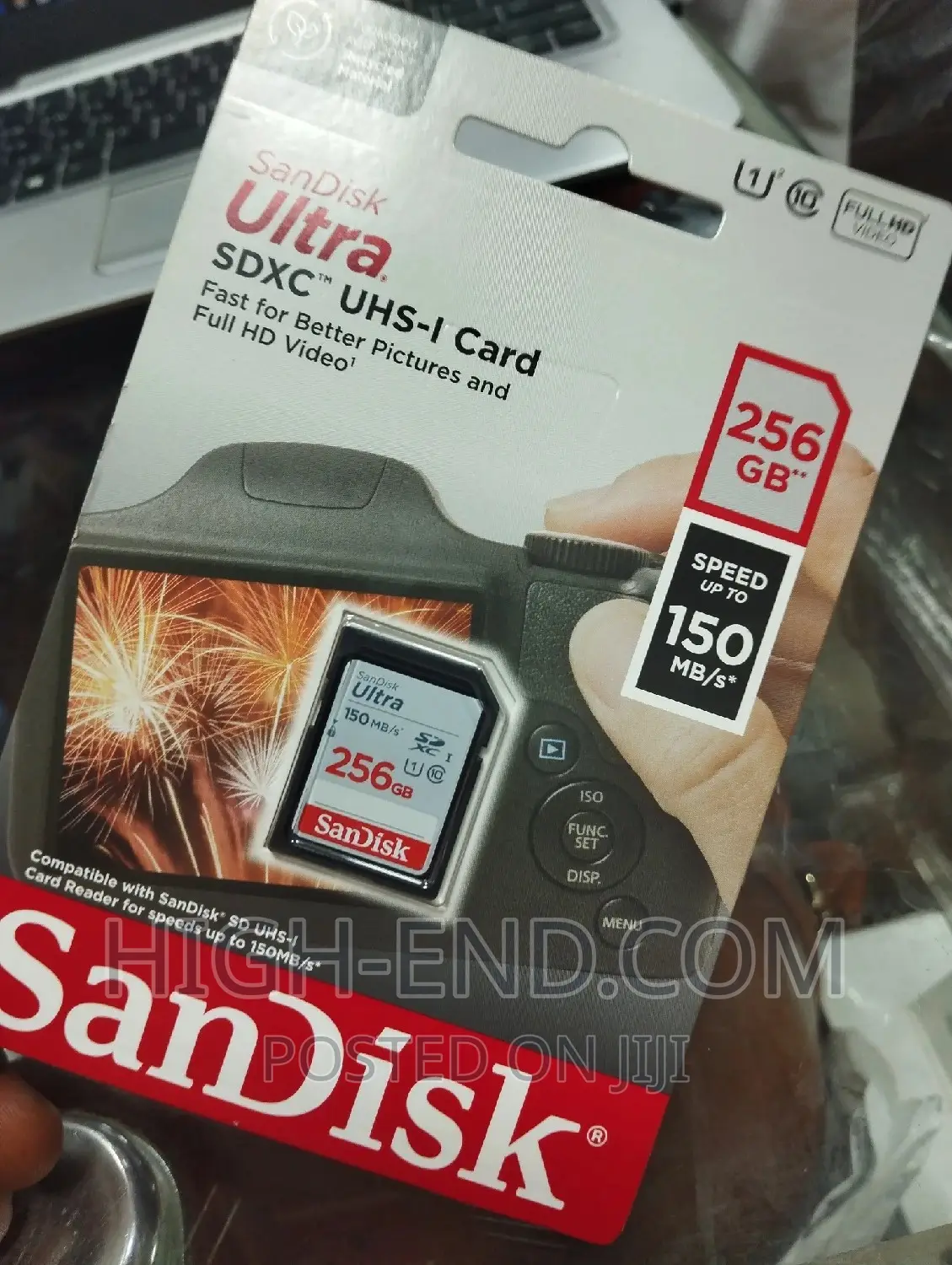 Sandisk Ultra SDXC Card 256gb 150mbps