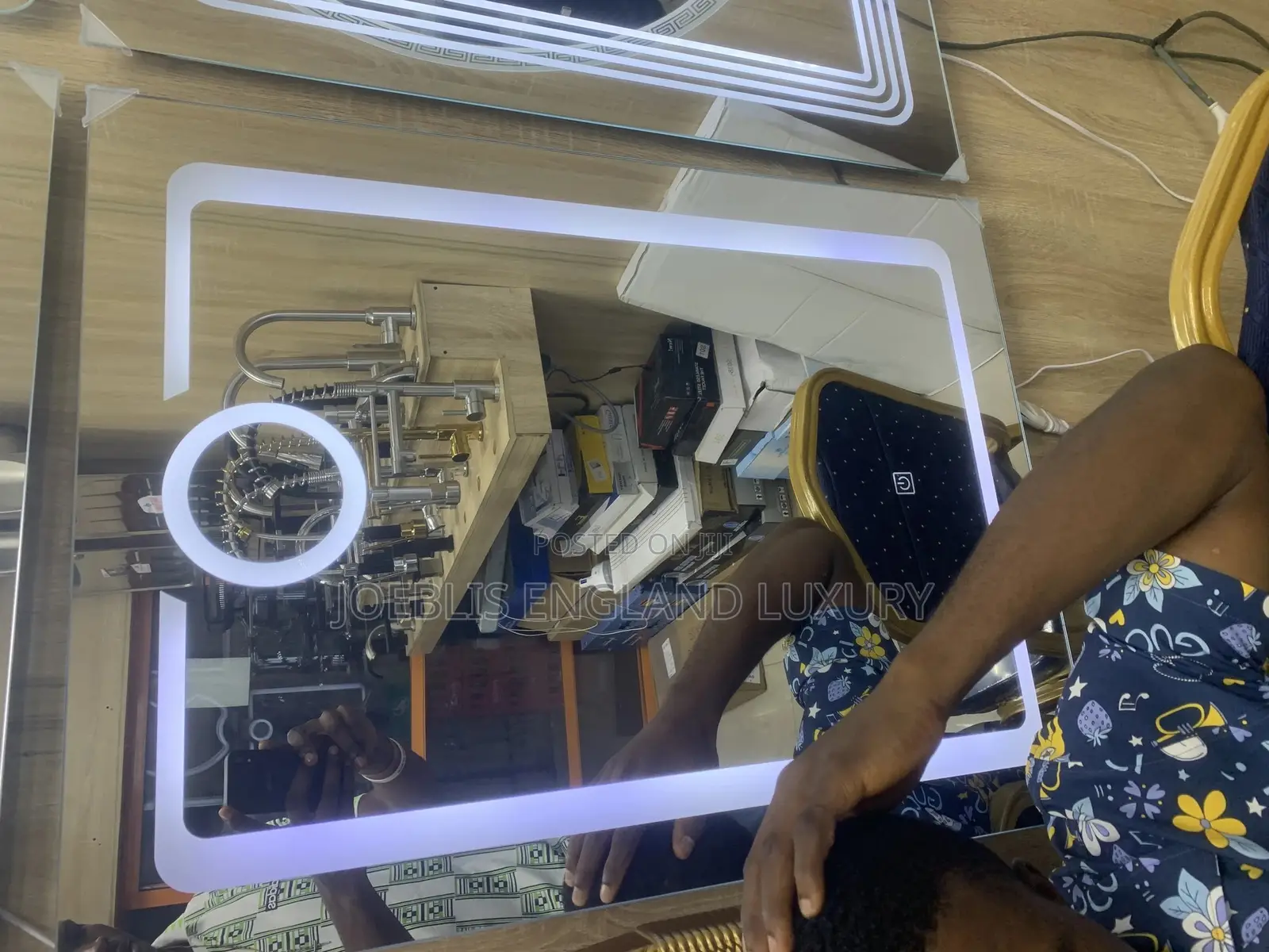 Led Mirror With Designs