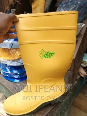PVC Steel Toe Waterproof Rubber Rain Boots/ Work Boots
