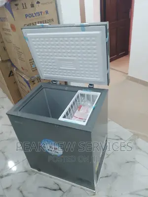 Affordable Aeon (150L) Chest Freezer Grey With Basket