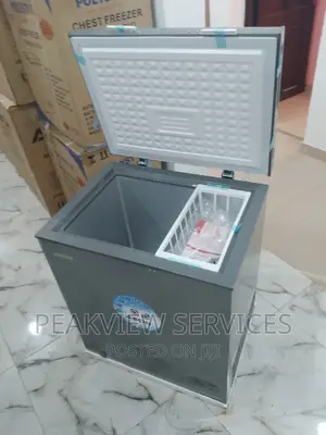 Affordable Aeon Grey Chest Freezer+Key Lock (150L)