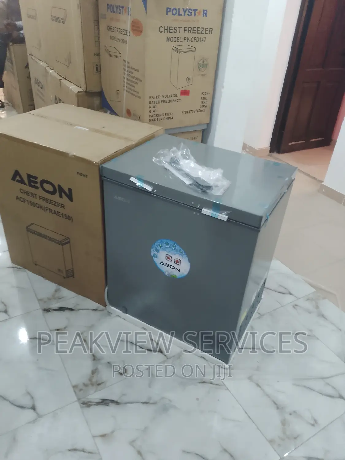 Durable 150L Aeon Chest Freezer With Basket