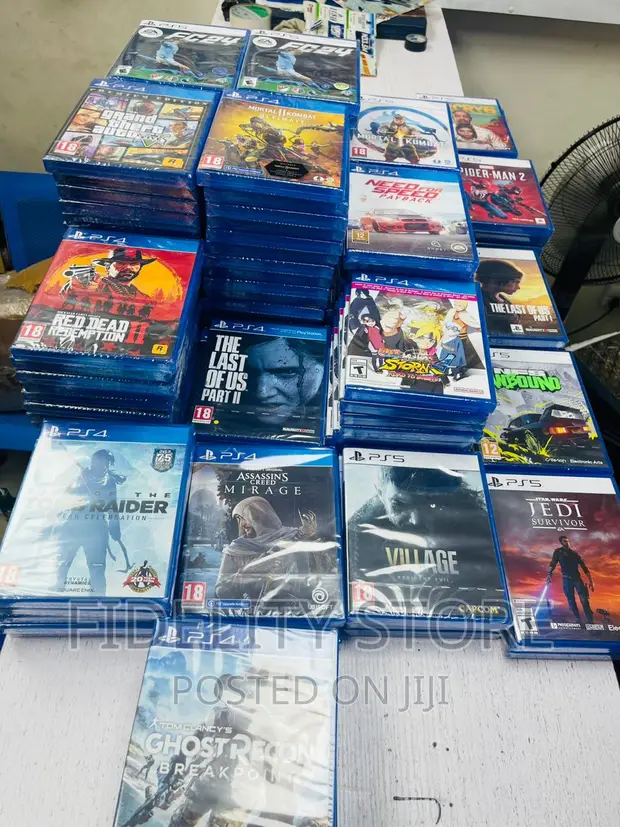 Playstation 4 Games Cds Varietys - FIDELITY STORE ▷ Price 