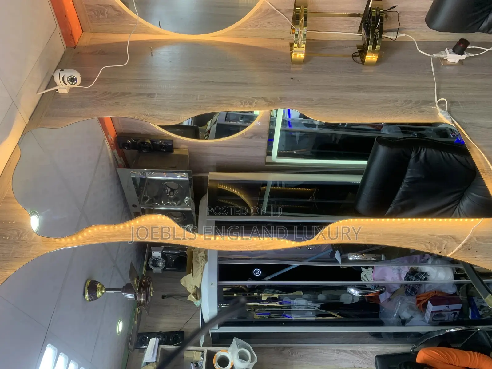3 Light Design Mirror 150 by 70