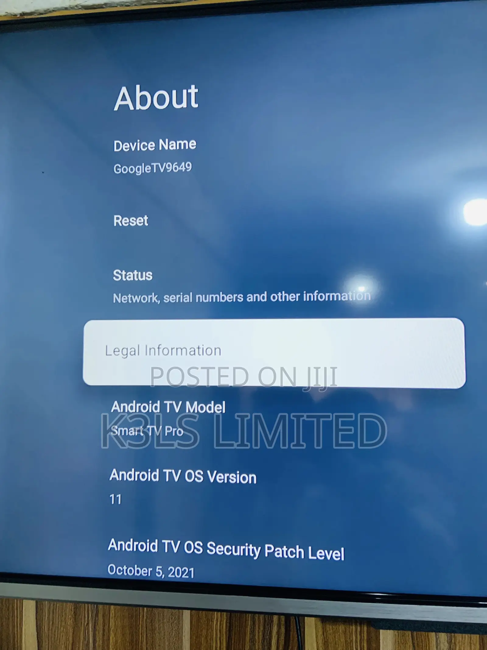 TCL 43inch Google Tv